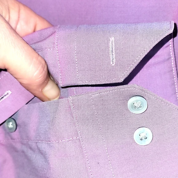 PURPLE DRESS SHIRT - Picture 3 of 4